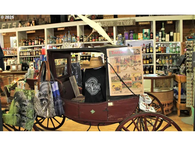a view of store room with racks