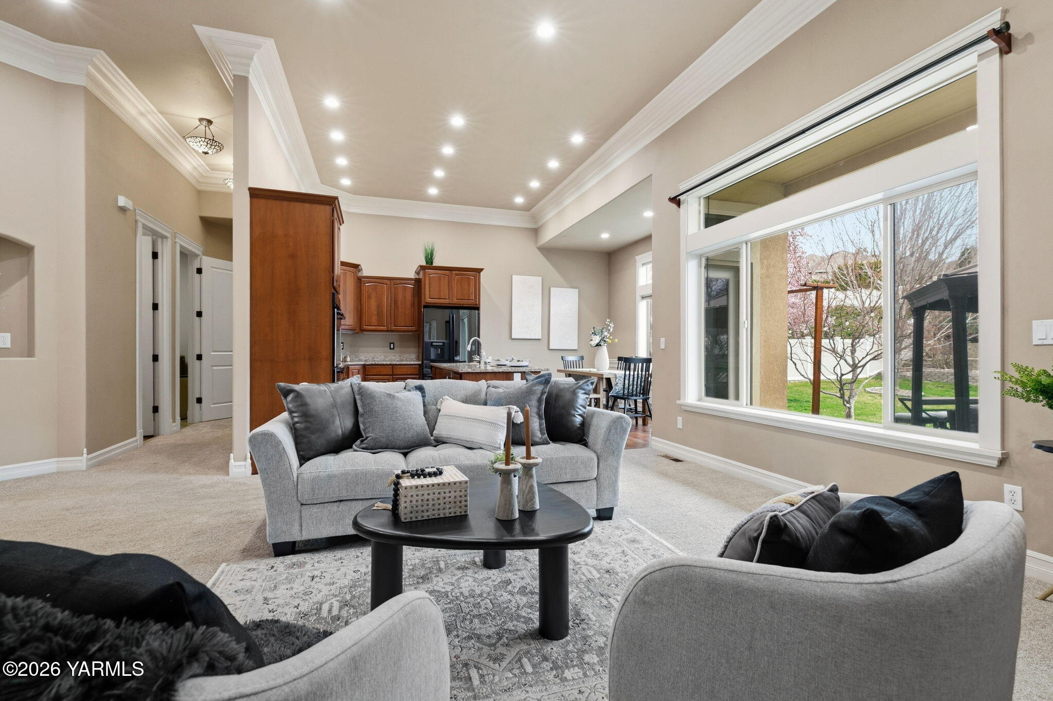 609 North 74th Avenue Yakima, WA 98908 - Photo 12 of 34 a living room with furniture and a large window