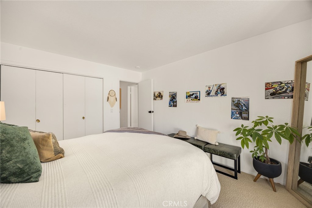 48980 De Luz Road Temecula, CA 92590 - Photo 23 of 50 a bedroom with a bed and a potted plant
