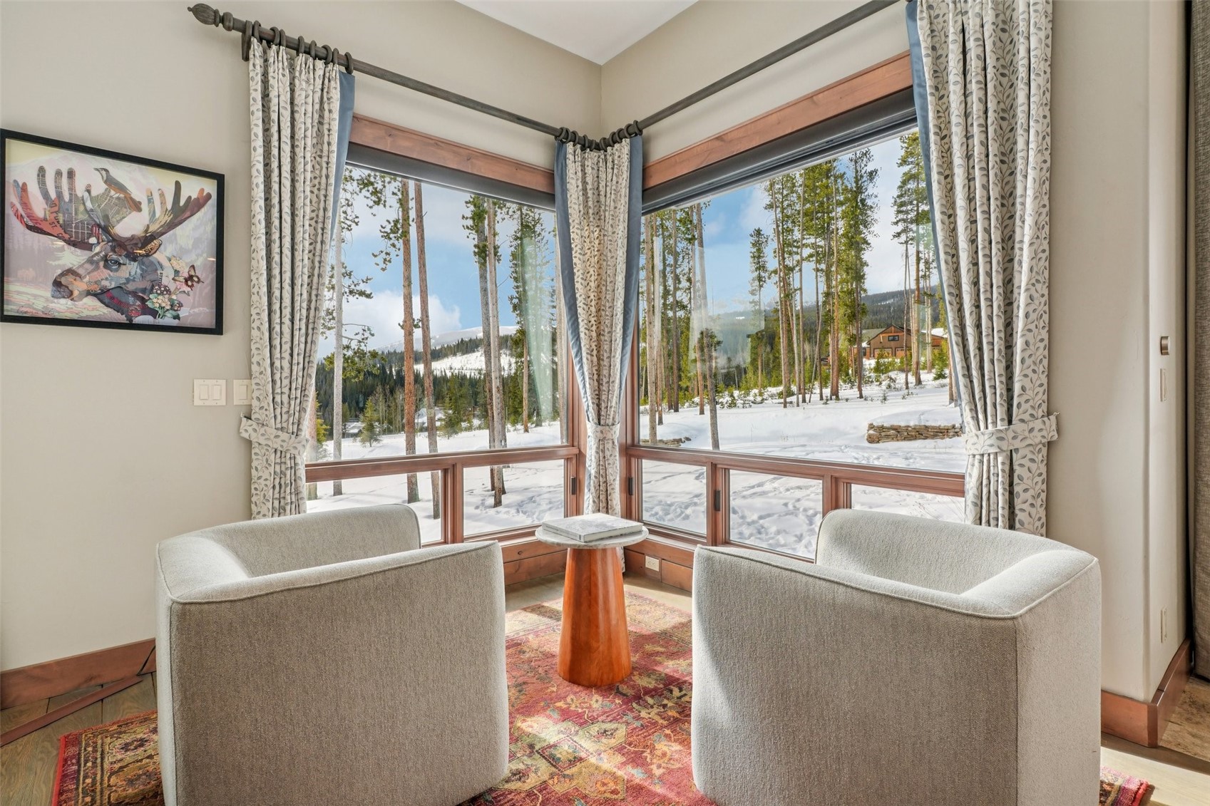 60 Barton Ridge Drive Breckenridge, CO 80424 - Photo 3 of 50 Living area featuring wood finished floors