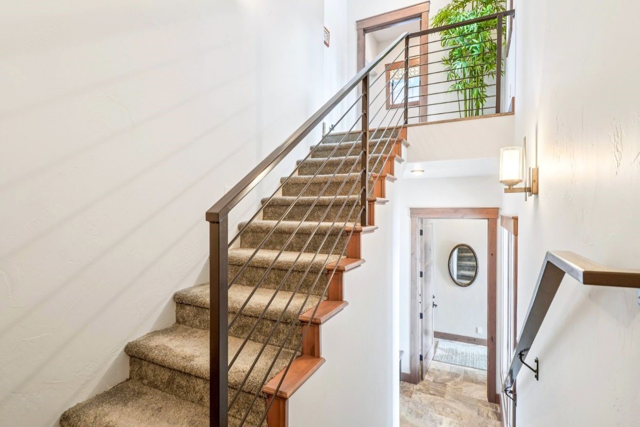 60 Barton Ridge Drive Breckenridge, CO 80424 - Photo 37 of 50 a view of entryway and hall with wooden floor