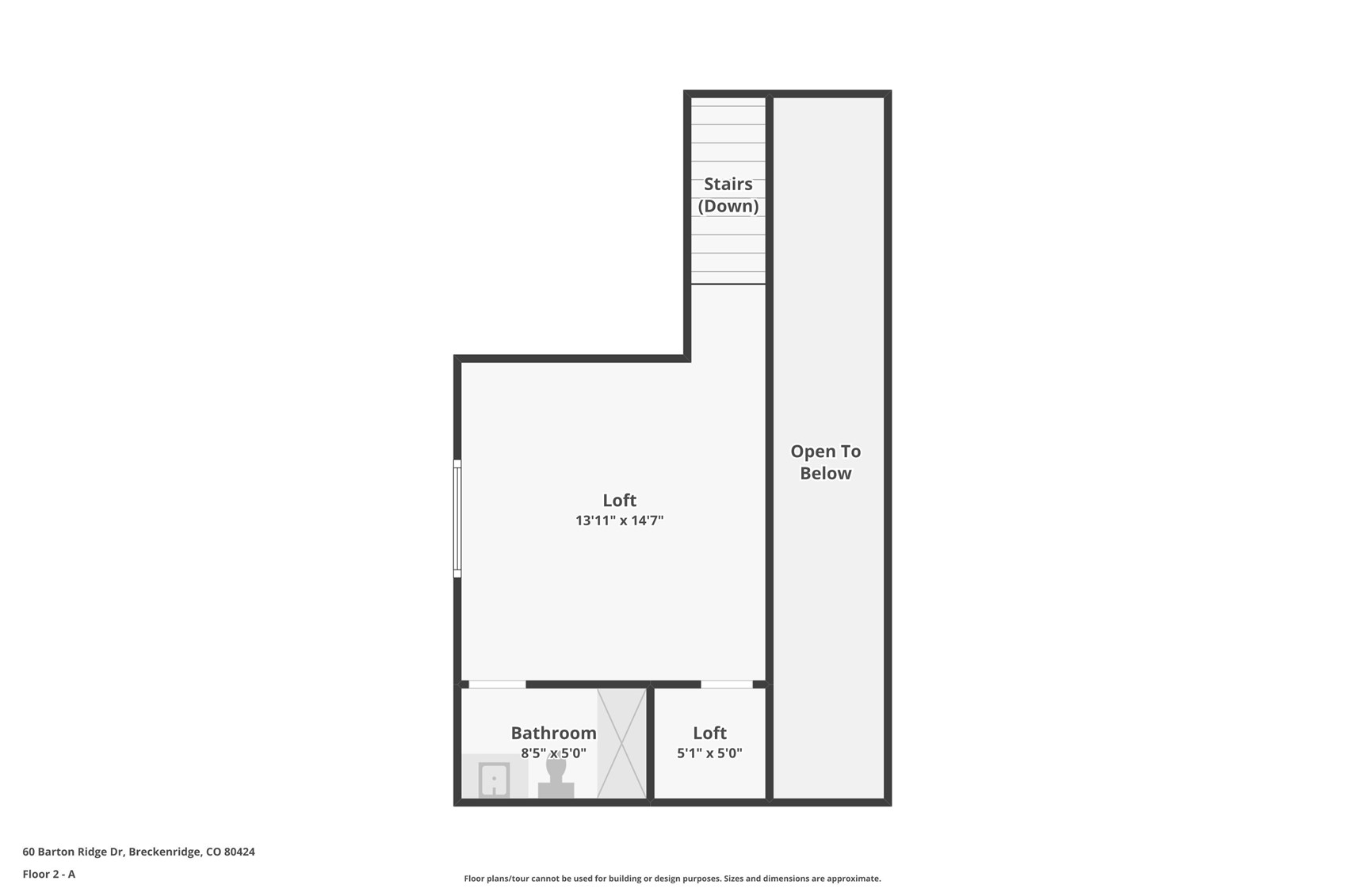 60 Barton Ridge Drive Breckenridge, CO 80424 - Photo 48 of 50 Loft Floor Plan