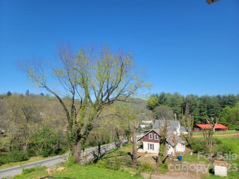 37 Hampton Heights Road Canton, NC 28716 - Photo 15 of 15 a view of a yard with flower plants and wooden fence