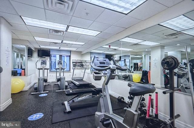 2120 Vermont Avenue Northwest, Unit 207 Washington, DC 20001 - Photo 25 of 32 a view of a room with gym equipment