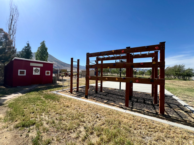 812 East Bates Cyn Road Tooele, UT 84074 - Photo 125 of 144 Outdoor recreational structure featuring monkey bars and rock climbing holds