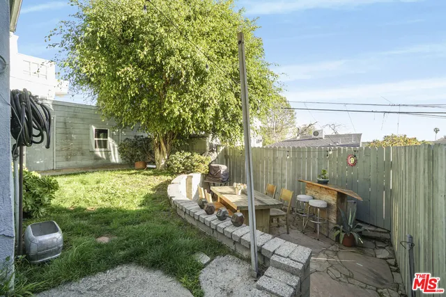 a view of wooden wall