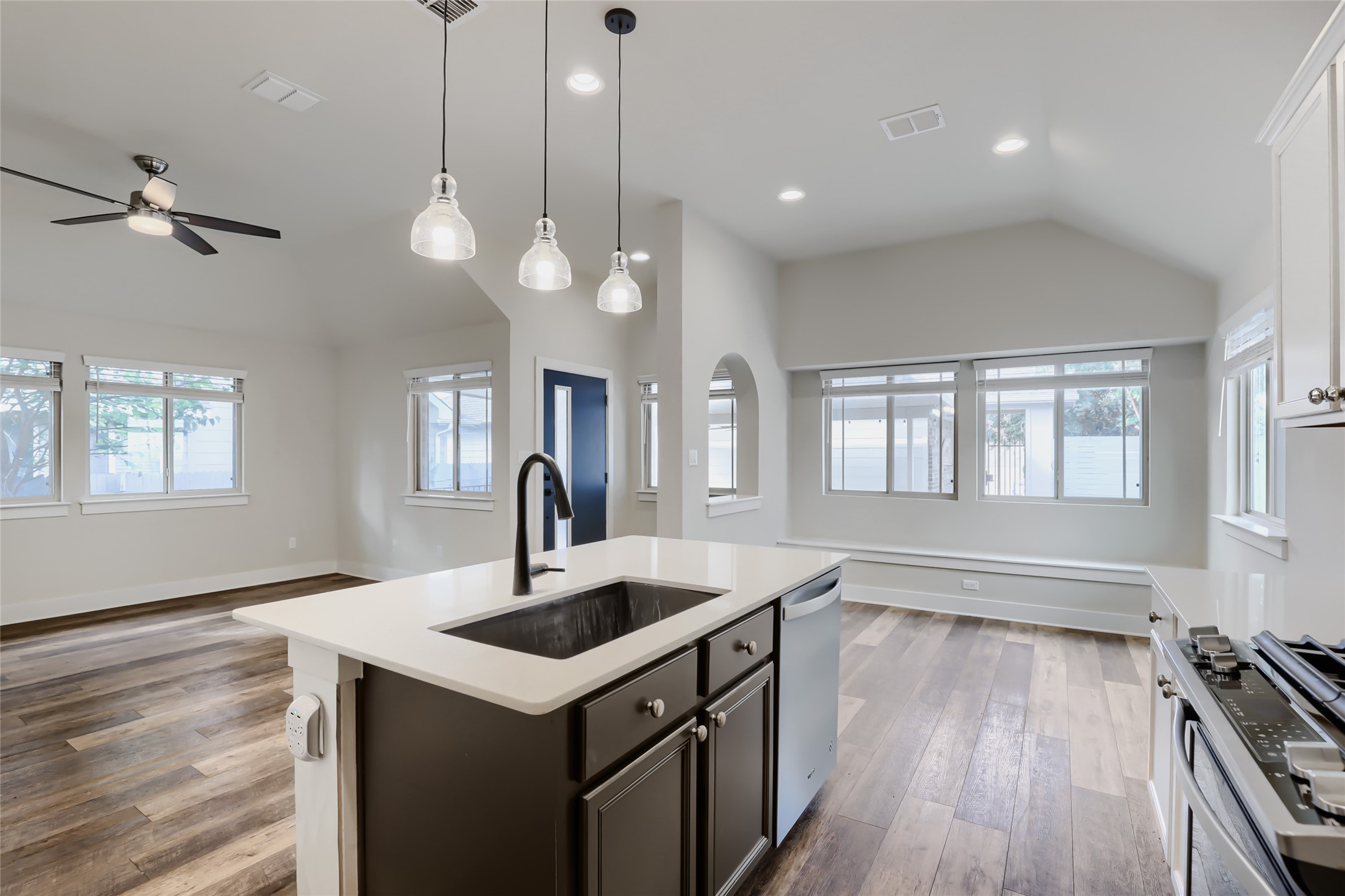 550 Nautical Loop Kyle, TX 78640 - Photo 4 of 29 Kitchen looking at dining room and living room