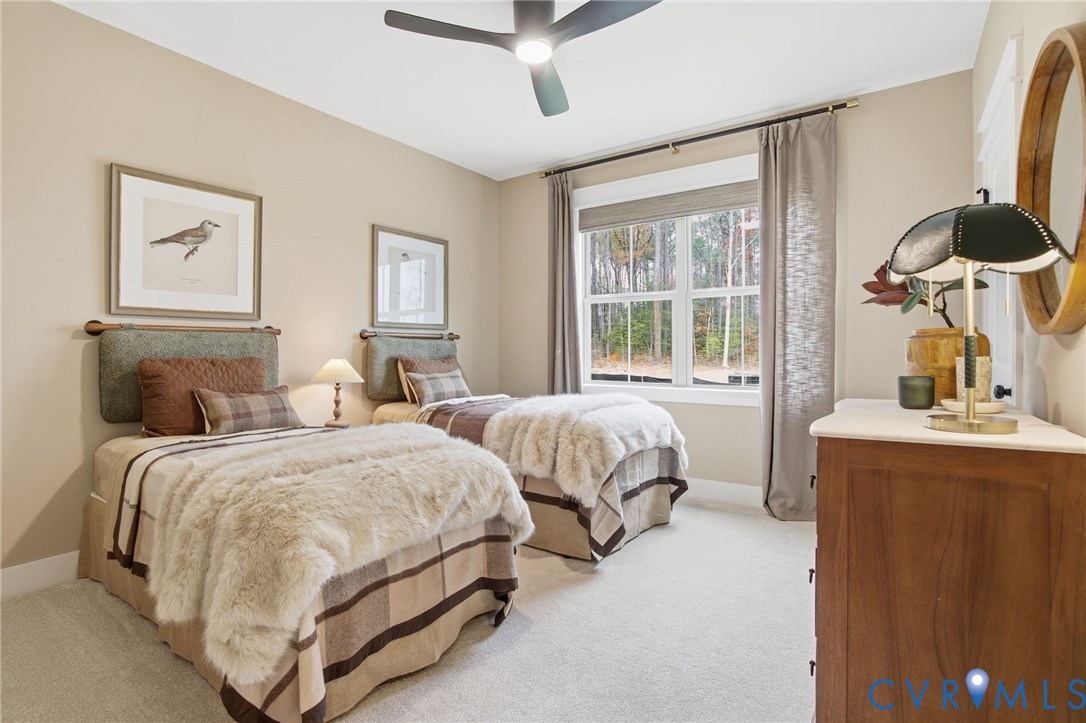 4023 Tuckmar Ridge Drive Moseley, VA 23120 - Photo 15 of 21 a bedroom with two beds and painting on the wall