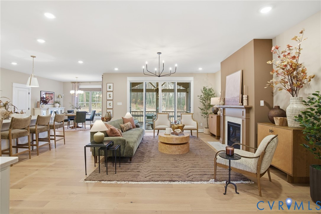 4023 Tuckmar Ridge Drive Moseley, VA 23120 - Photo 3 of 21 a living room with furniture and a large window