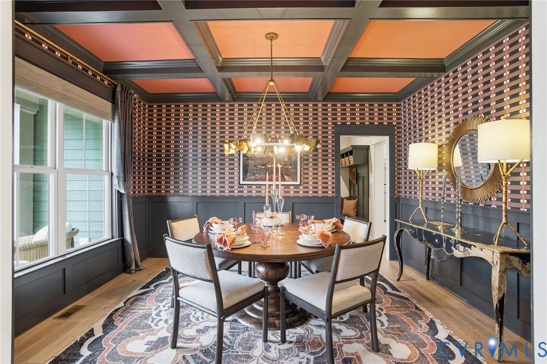 4023 Tuckmar Ridge Drive Moseley, VA 23120 - Photo 6 of 21 a dining room with furniture and wooden floor