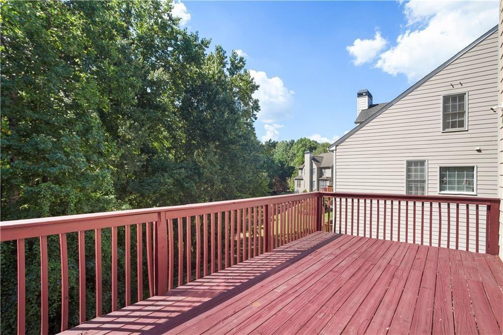 2945 Highland Pass Alpharetta, GA 30004 - Photo 15 of 29 a view of deck with wooden floor and fence