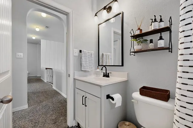 a wooden floor with a table in it
