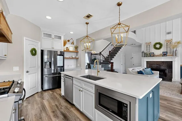a view of a house with a roof deck