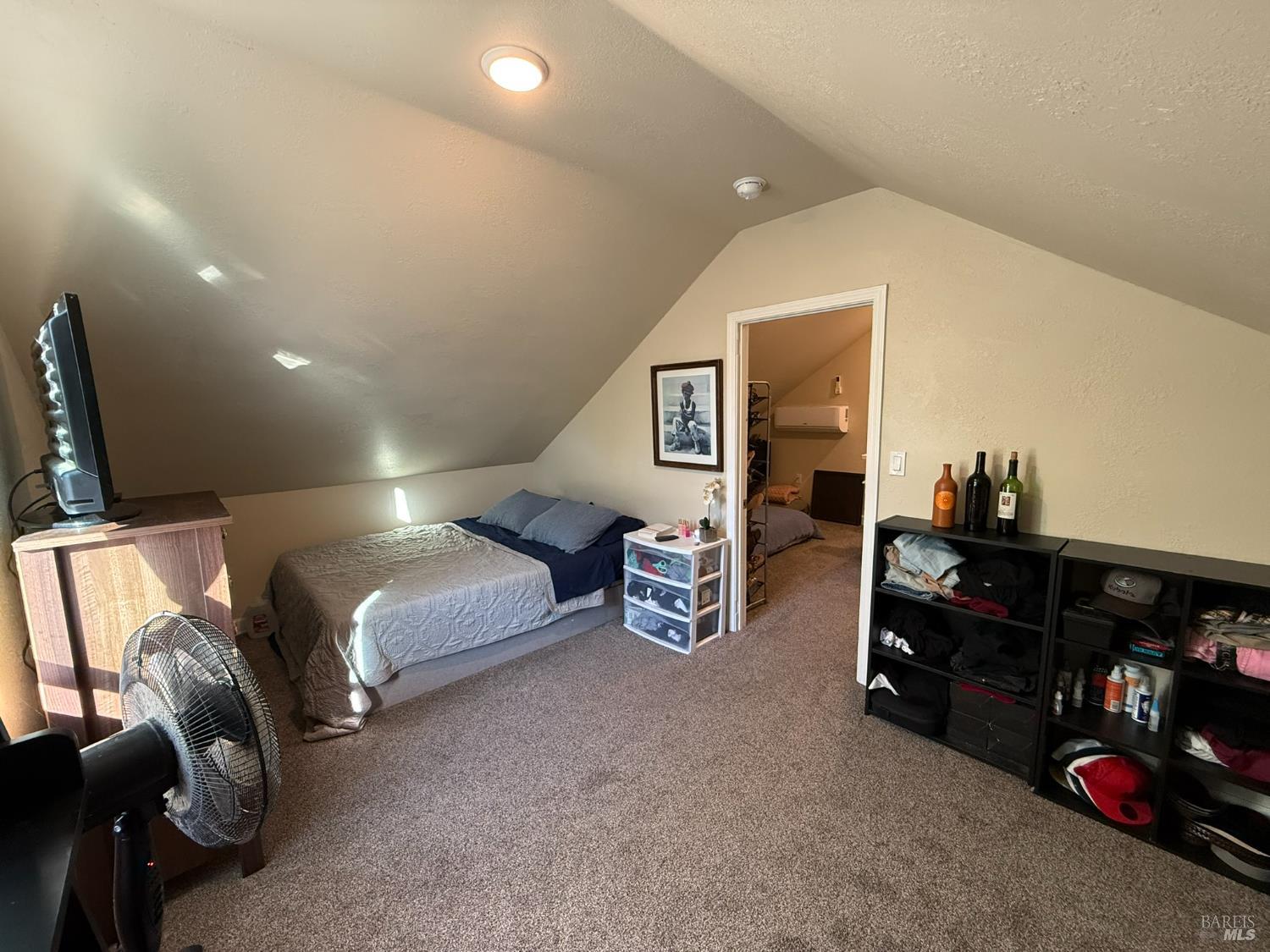 930 Morgan Street, Unit 3 Santa Rosa, CA 95401 - Photo 29 of 53 a spacious bedroom with a bed and a tv