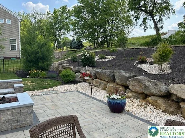 a view of outdoor space and yard