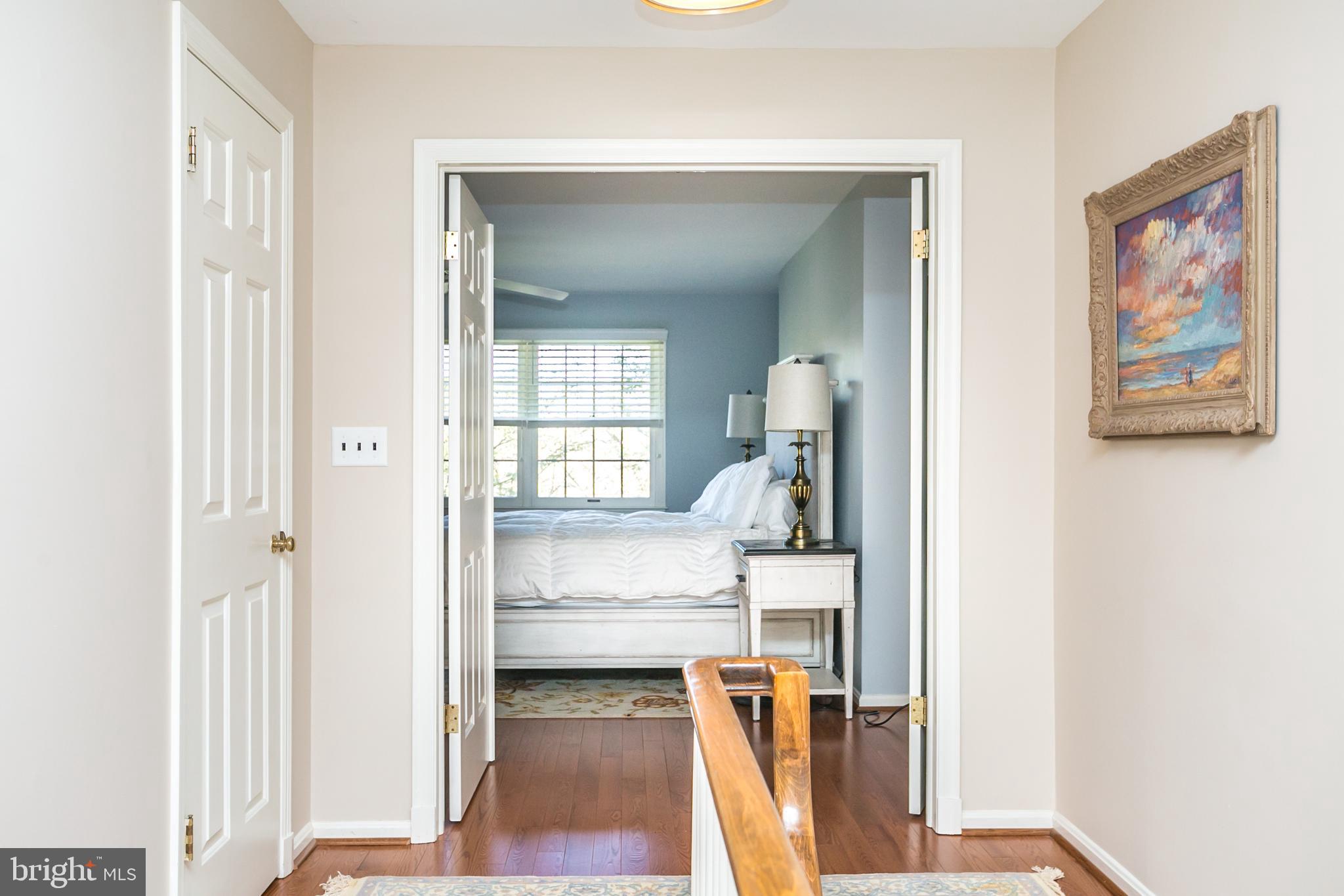 8023 Strauff Road, Unit 8C Towson, MD 21204 - Photo 23 of 50 French Doors into Primary bedroom