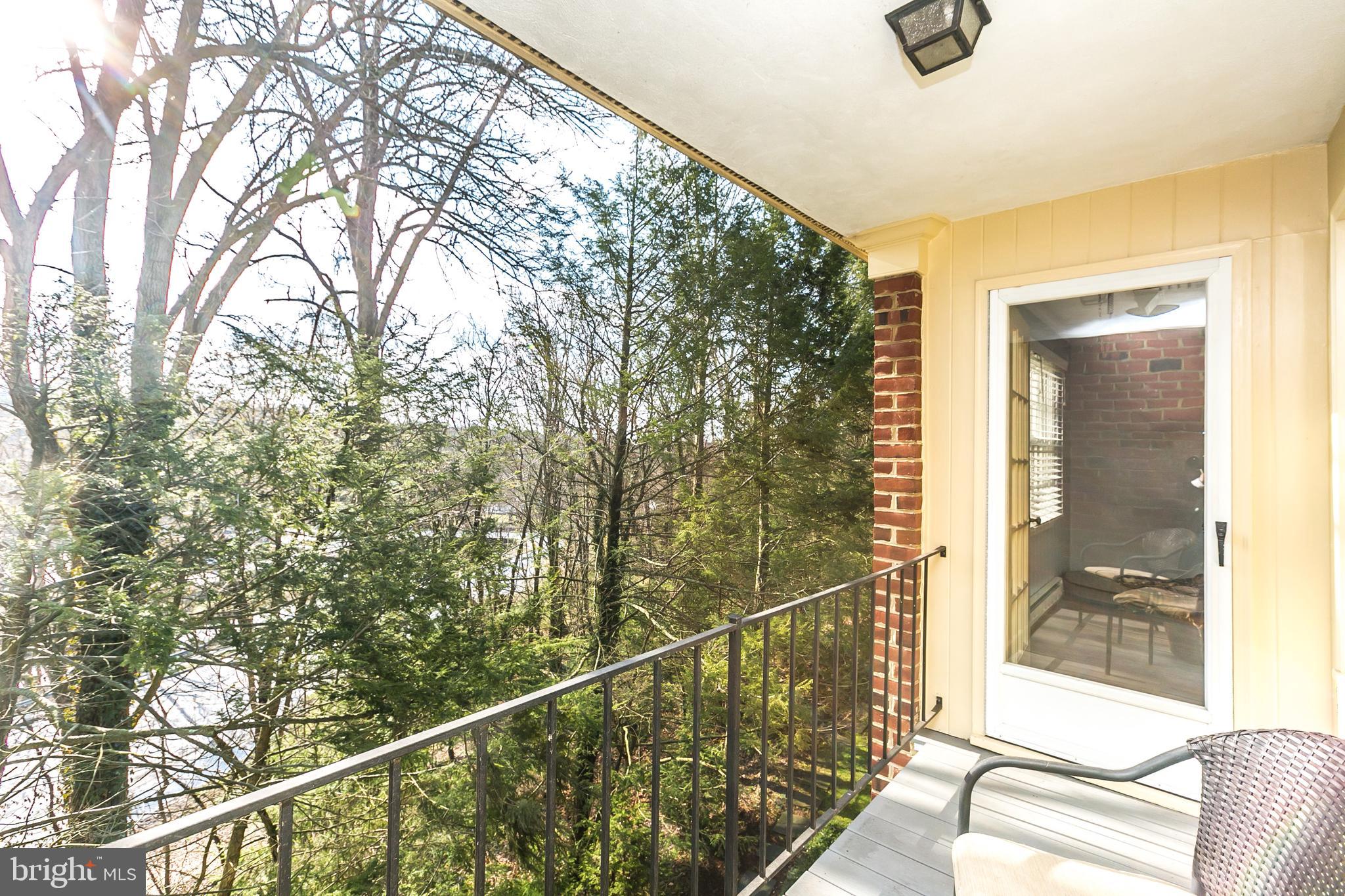 8023 Strauff Road, Unit 8C Towson, MD 21204 - Photo 29 of 50 Private balcony outside of primary bedroom