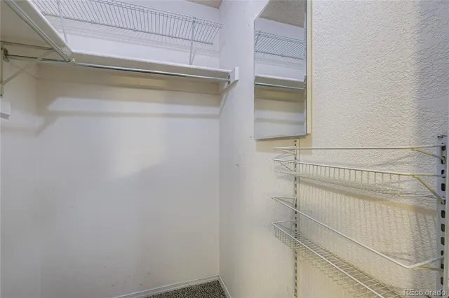 a view of walk in closet