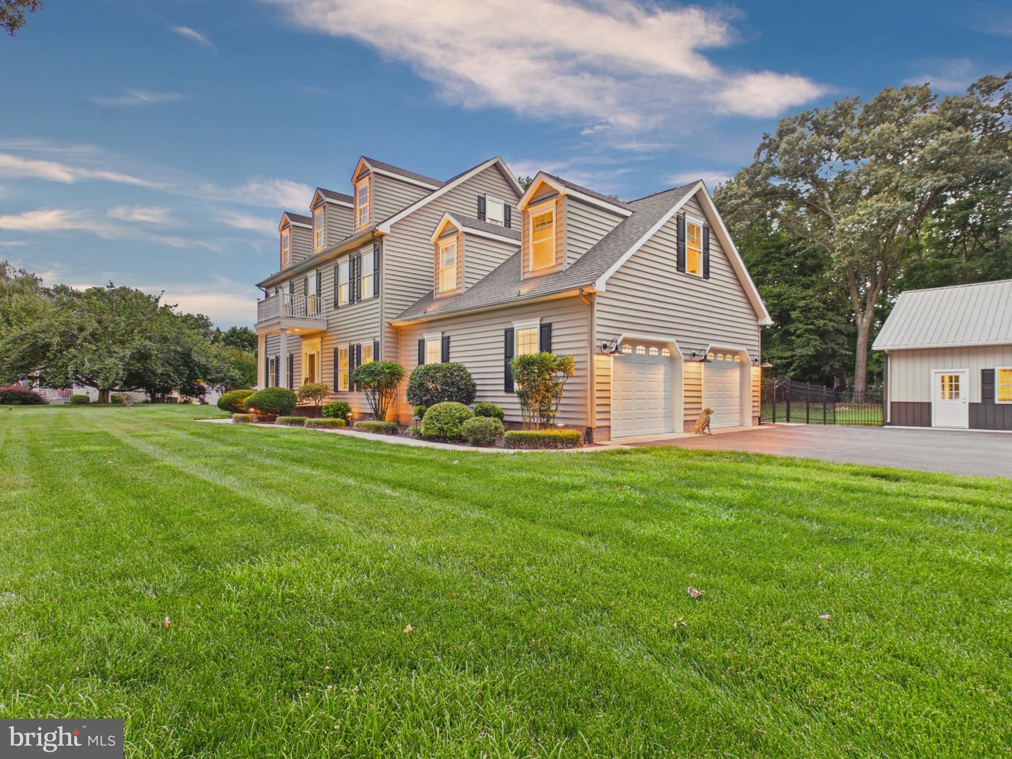 11010 Sunnyside Road Bridgeville, DE 19933 - Photo 10 of 83 Twilight Front Exterior Angle