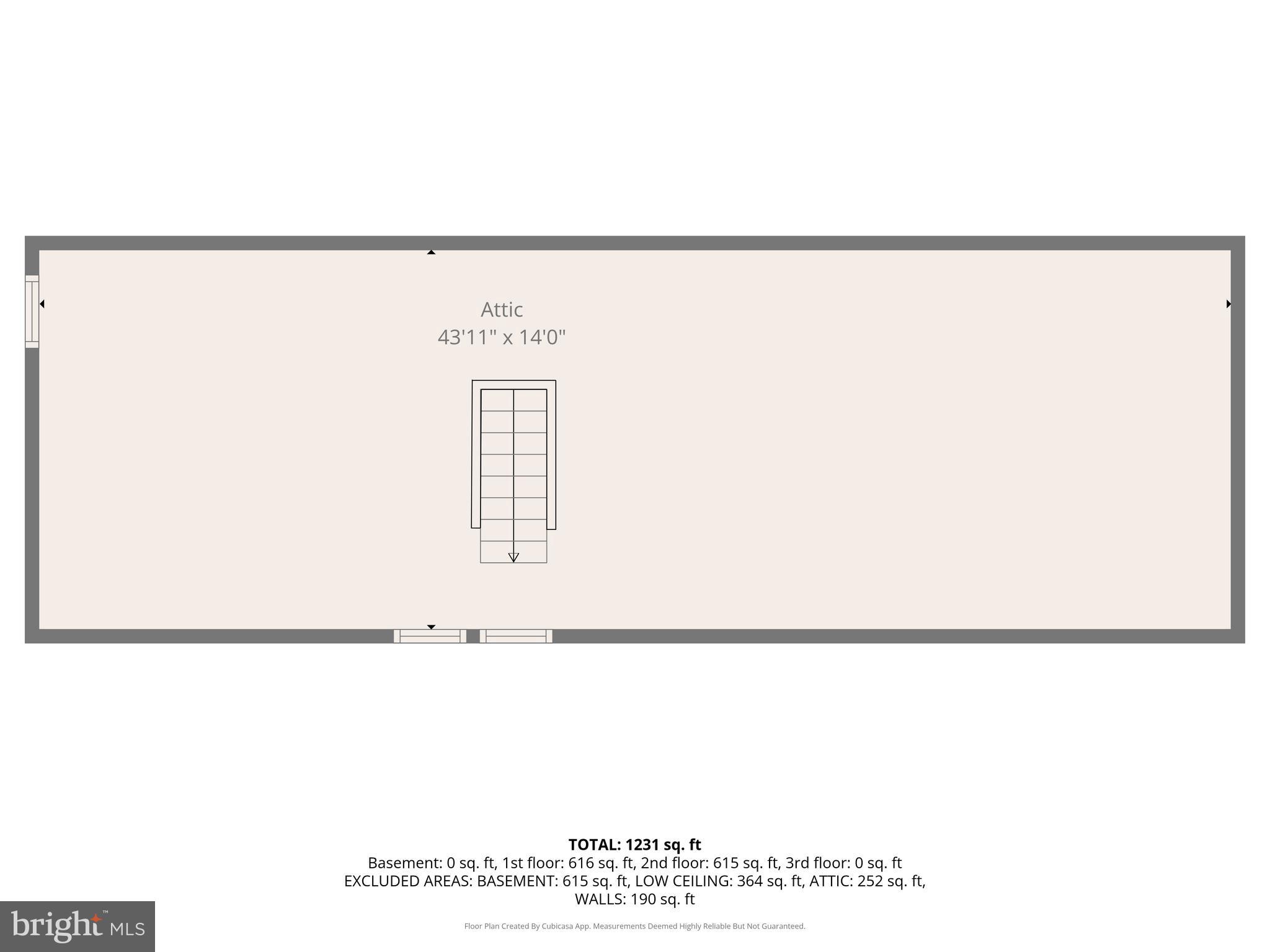 637 Deepdene Road Baltimore, MD 21210 - Photo 33 of 33 Attic Floorplan
