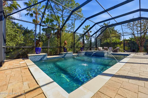 a hallway with view of wooden floor
