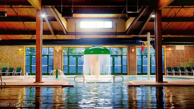 a view of park with slide