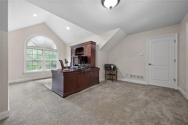 a room with furniture and window