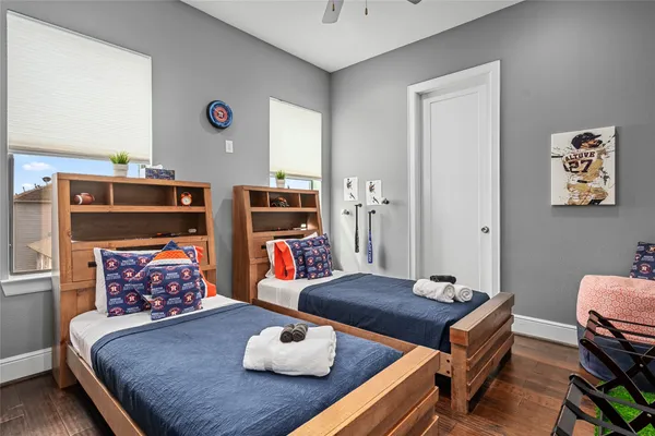 a view of a dining room with furniture and rug