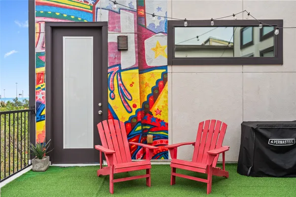 a bench that has a bunch of graffiti on it