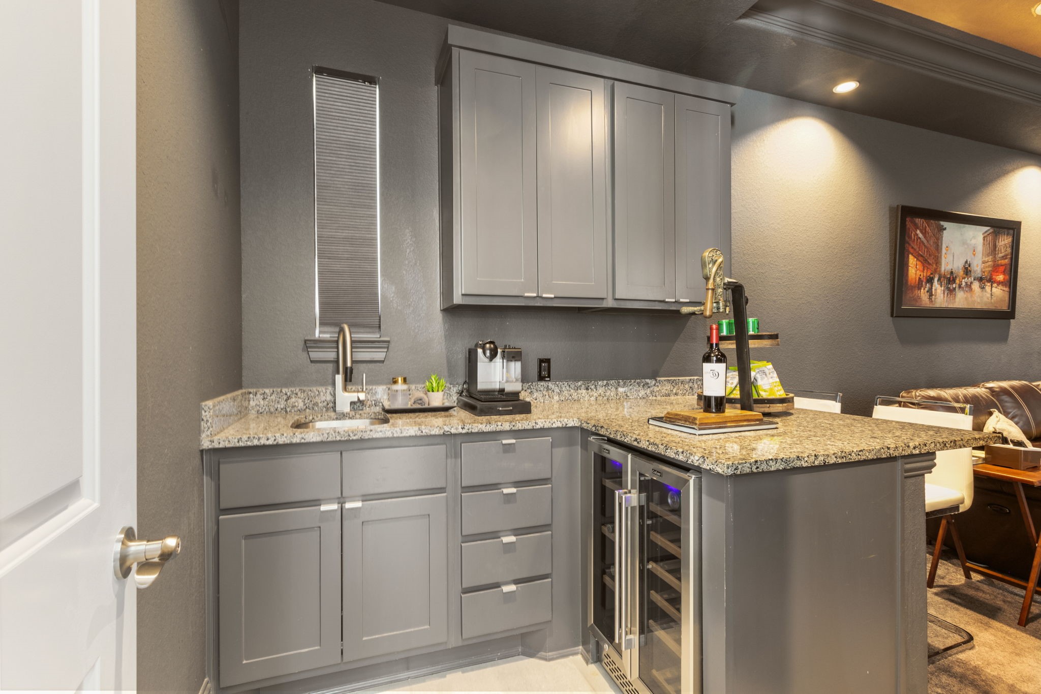 28518 Hoffman Spring Lane Fulshear, TX 77441 - Photo 15 of 50 Enjoy the wet bar and beverage storage in the media room.