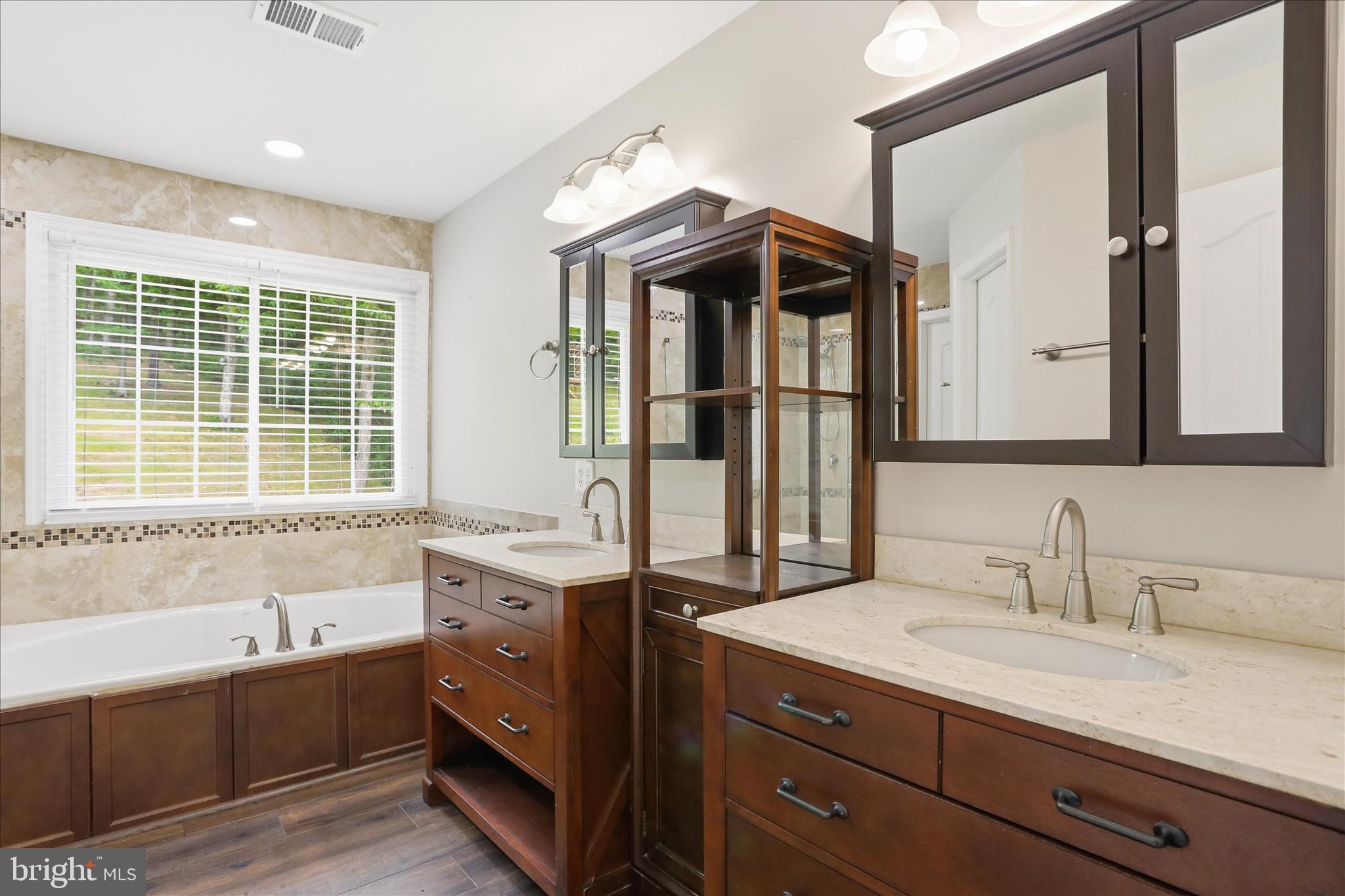 117 Glen Ridge Road Winchester, VA 22602 - Photo 23 of 52 Updated primary bath with tub and separate shower