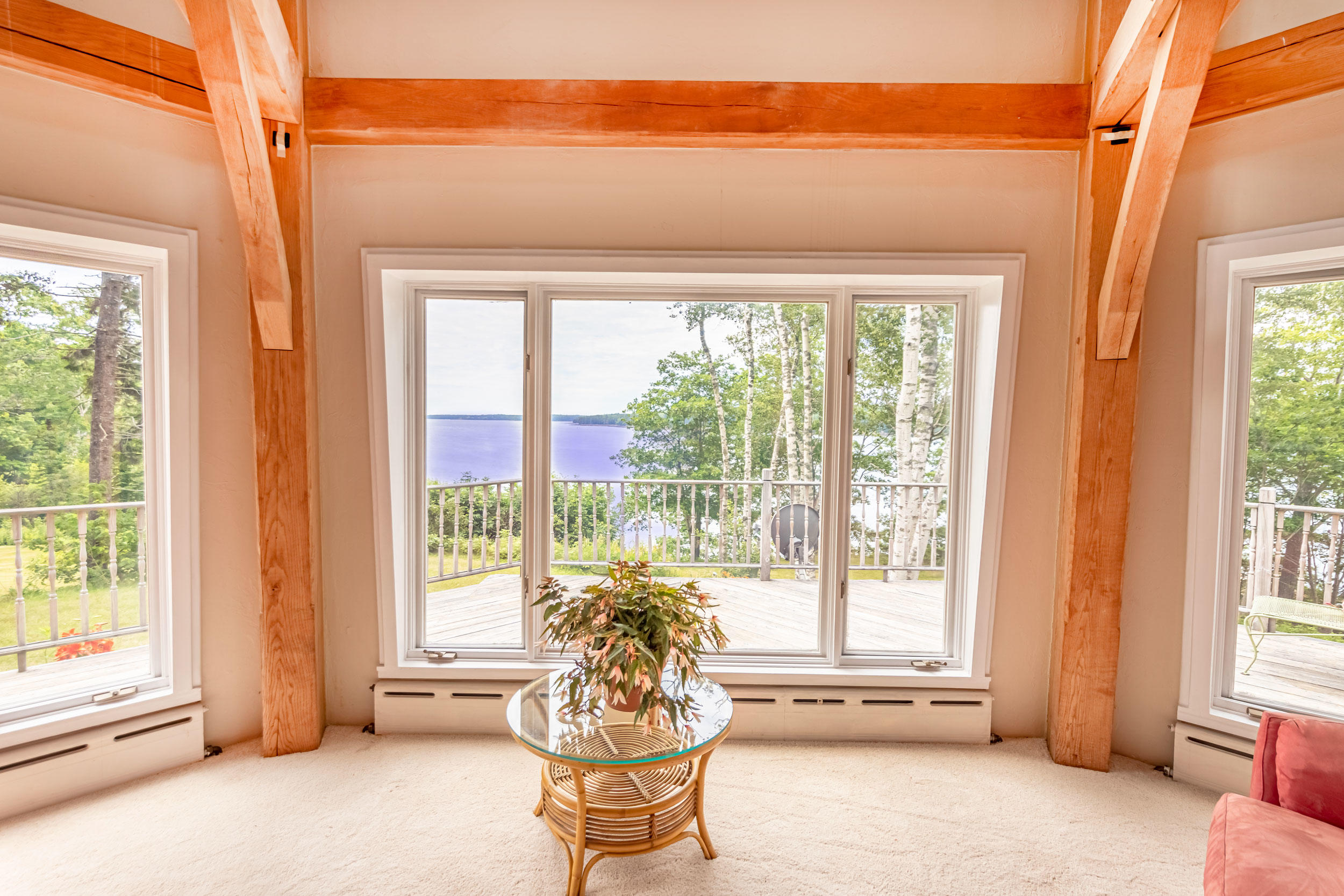 40 Rocking Horse Lane St. George, ME 04860 - Photo 3 of 34 Living room w view