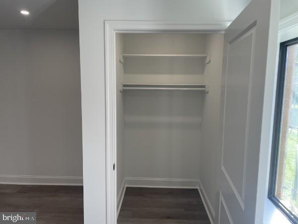 9906 Bustleton Avenue, Unit F3 Philadelphia, PA 19115 - Photo 7 of 8 a view of walk in closet with empty racks