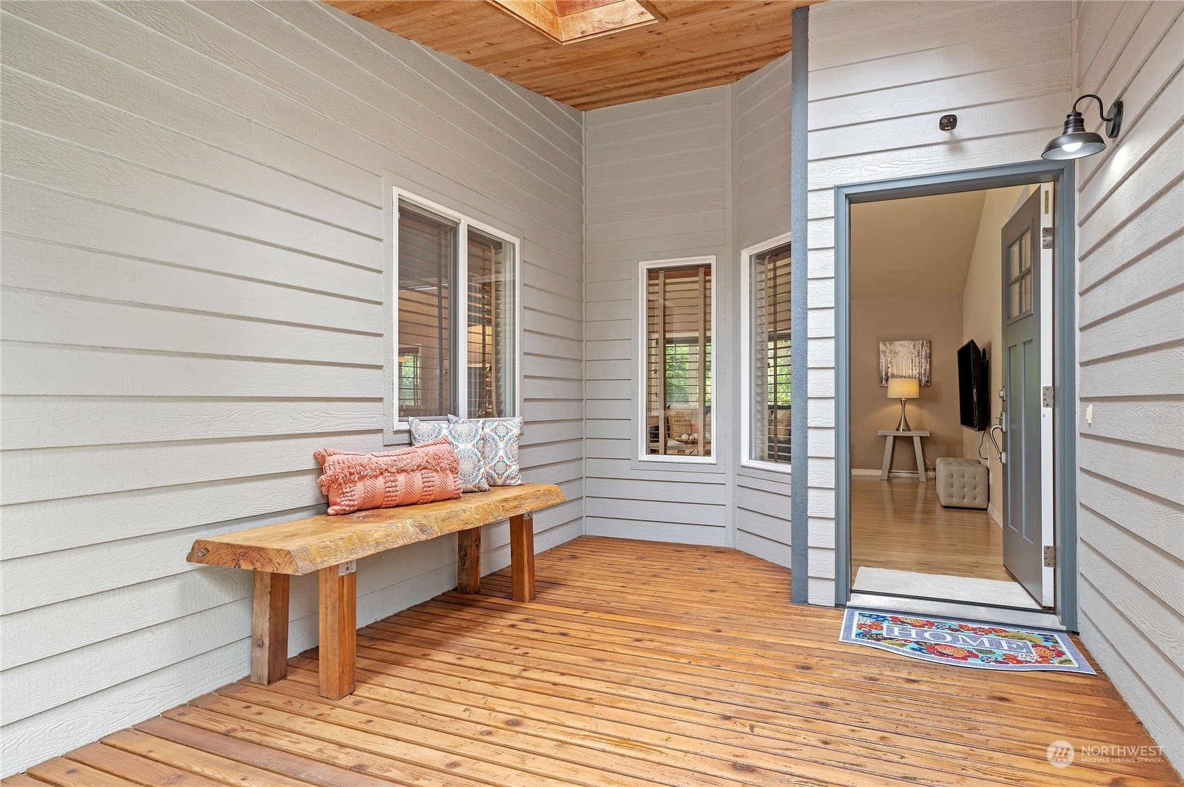 3860 Northeast Iverson Road Poulsbo, WA 98370 - Photo 9 of 40 a outdoor space view with a wooden floor
