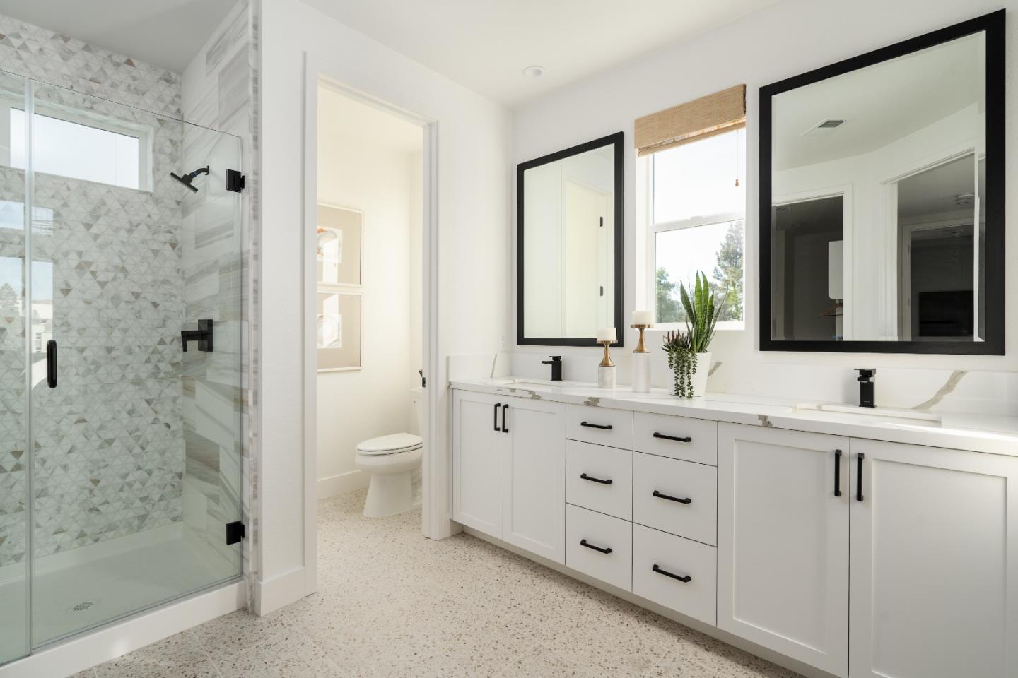 321 Isabelline Court San Ramon, CA 94583 - Photo 12 of 14 a bathroom with a double vanity sink mirror and shower
