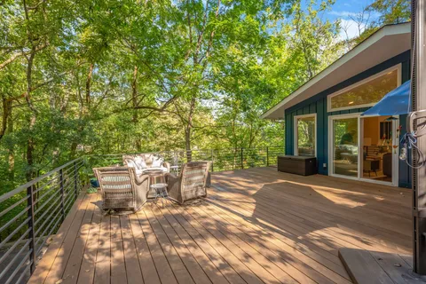 a view of a house with a porch