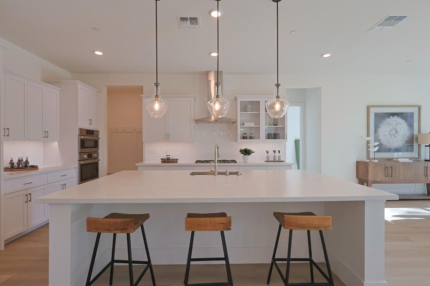 5638 Lakepointe Drive Rocklin, CA 95677 - Photo 5 of 30 a kitchen with stainless steel appliances kitchen island a large island in the center