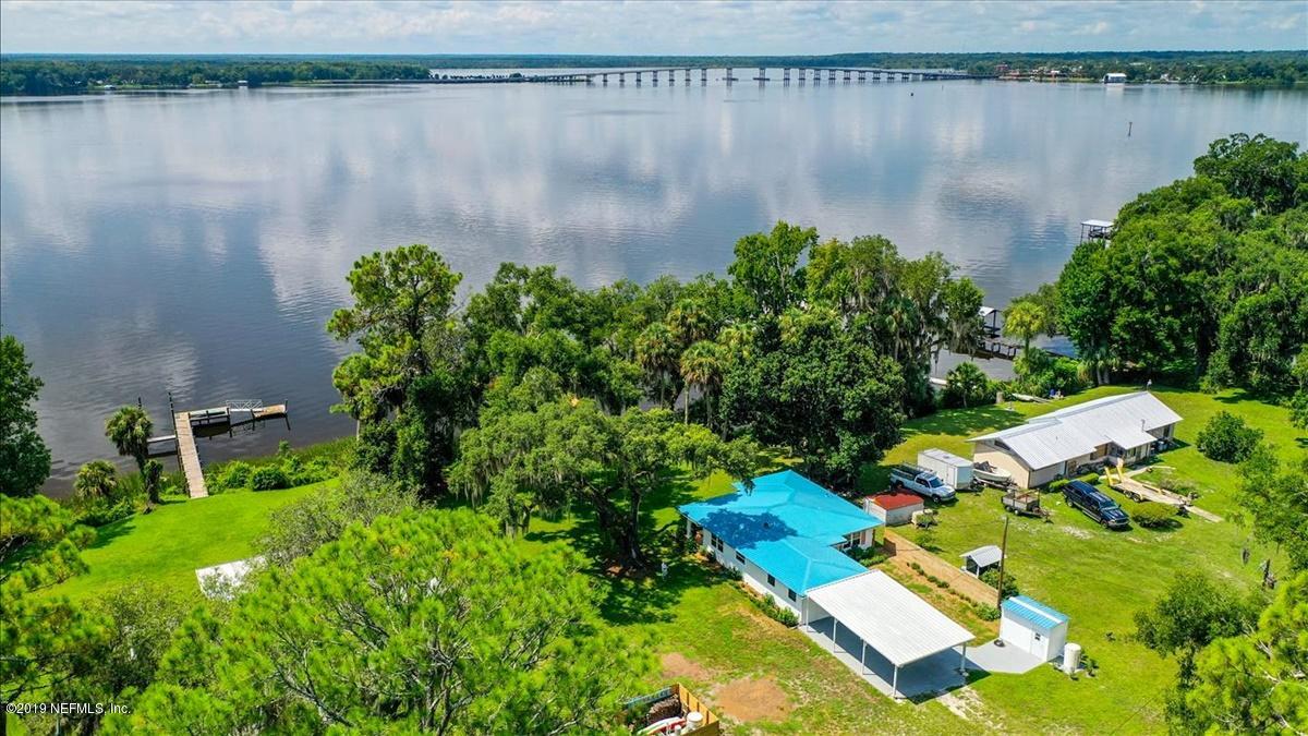 213 Moritani Point Road East Palatka, FL 32131 - Photo 47 of 55 Aerial View of Home / River