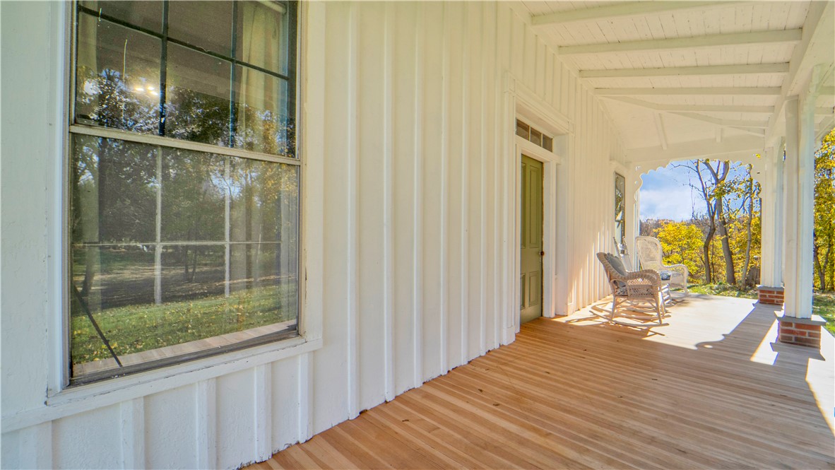 1096 Victor Road Macedon, NY 14502 - Photo 9 of 49 Original Board and Bat siding and newly built porc