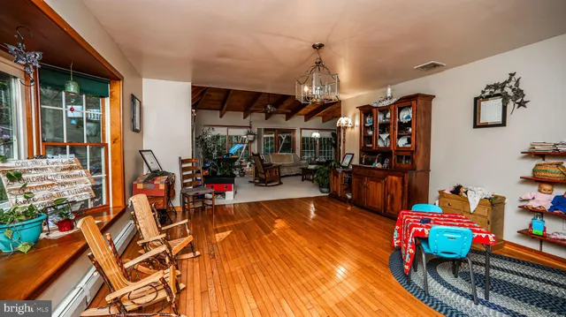 a bedroom with a bed and a walk in closet