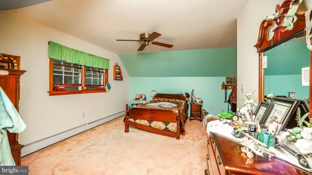 a view of a lake with a city