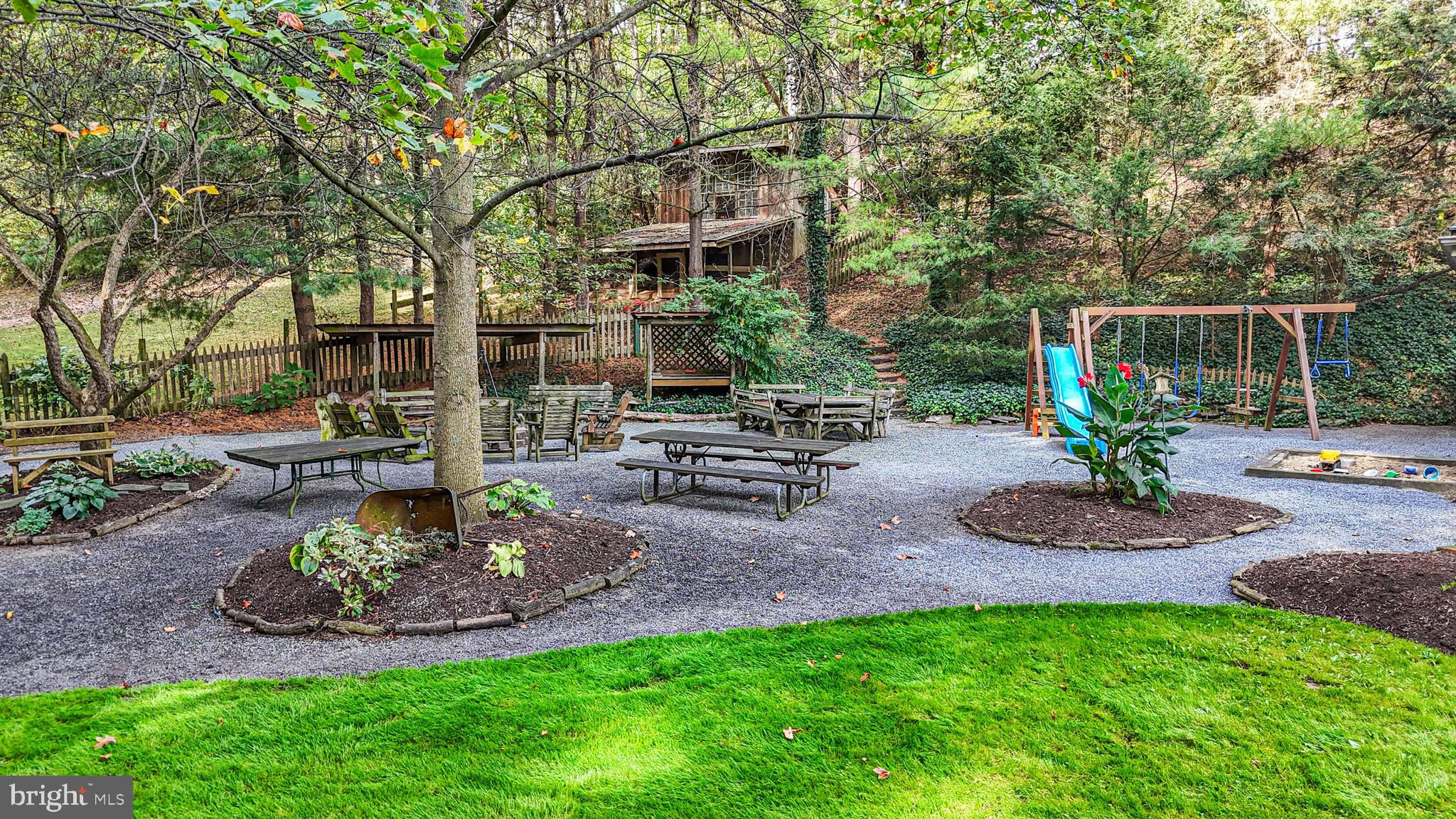 240 Evans Road Lititz, PA 17543 - Photo 65 of 77 a view of a chair and fire pit in the garden