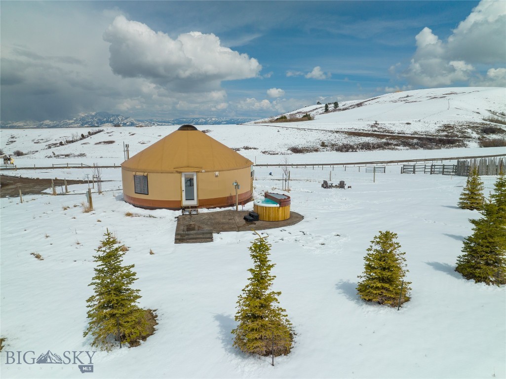 13750 Portnell Road Bozeman, MT 59718 - Photo 1 of 1 The "Yonder Yurt" is on the market!