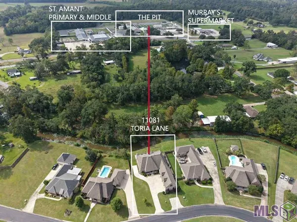 $835,000 | 11081 Toria Lane, St. Amant, LA 70774