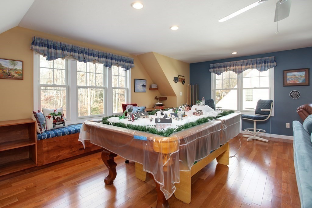 55 Pond Circle Mashpee, MA 02649 - Photo 22 of 40 a living room with granite countertop furniture and a wooden floor