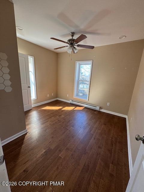 106 Ridgeway Street East Stroudsburg, PA 18301 - Photo 4 of 8 wooden floor in an empty room with a window