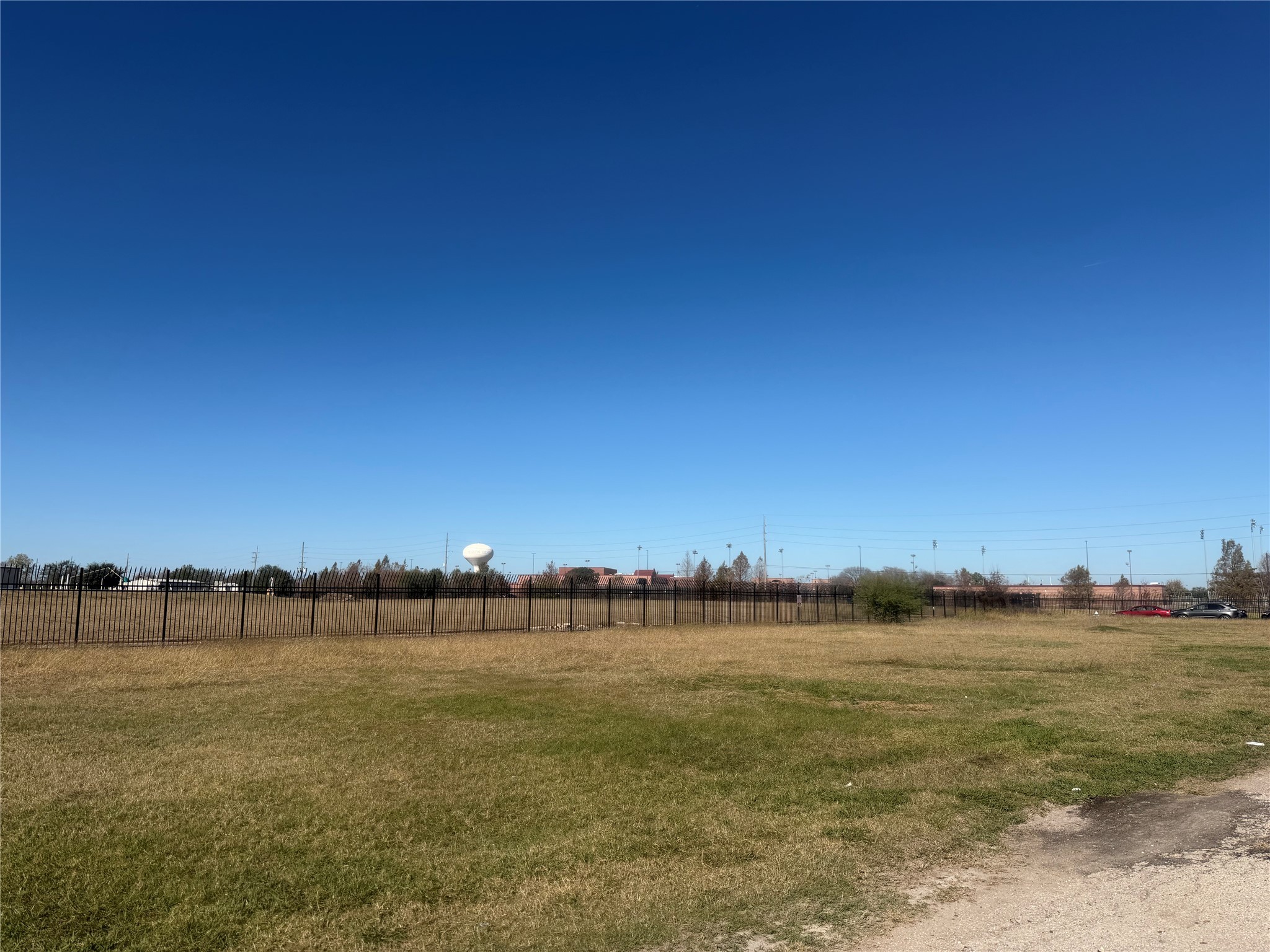 a view of a lake and sunset