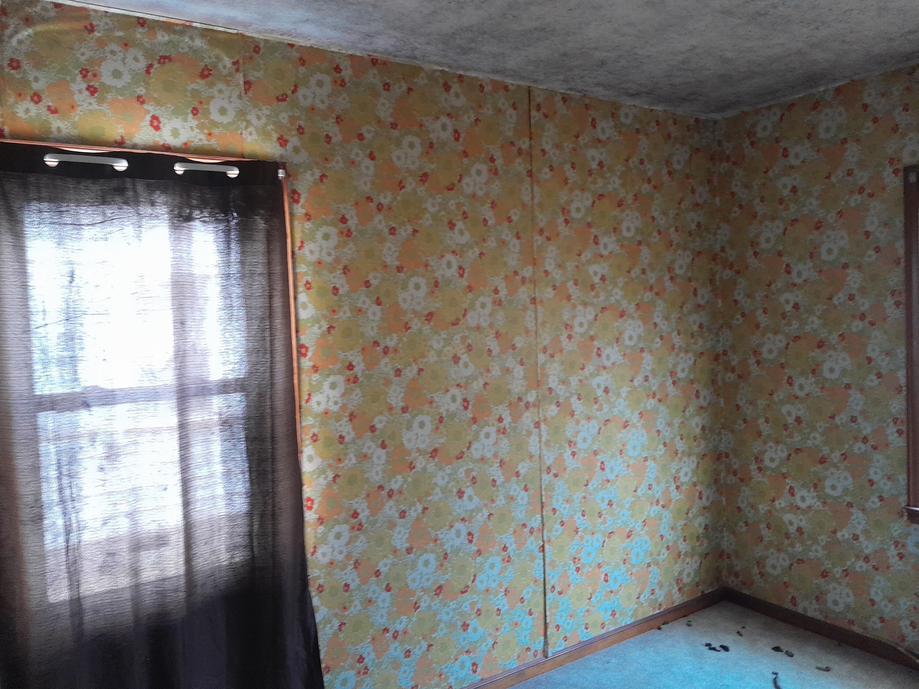 266 Johnson Street Gary, IN 46404 - Photo 6 of 16 a bathroom with a shower curtain and a window