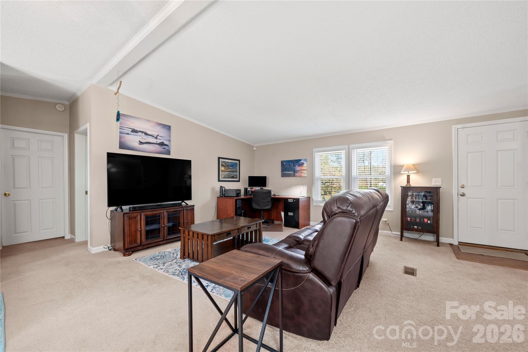 230 Valley View Drive Clover, SC 29710 - Photo 14 of 42 a living room with furniture and a flat screen tv