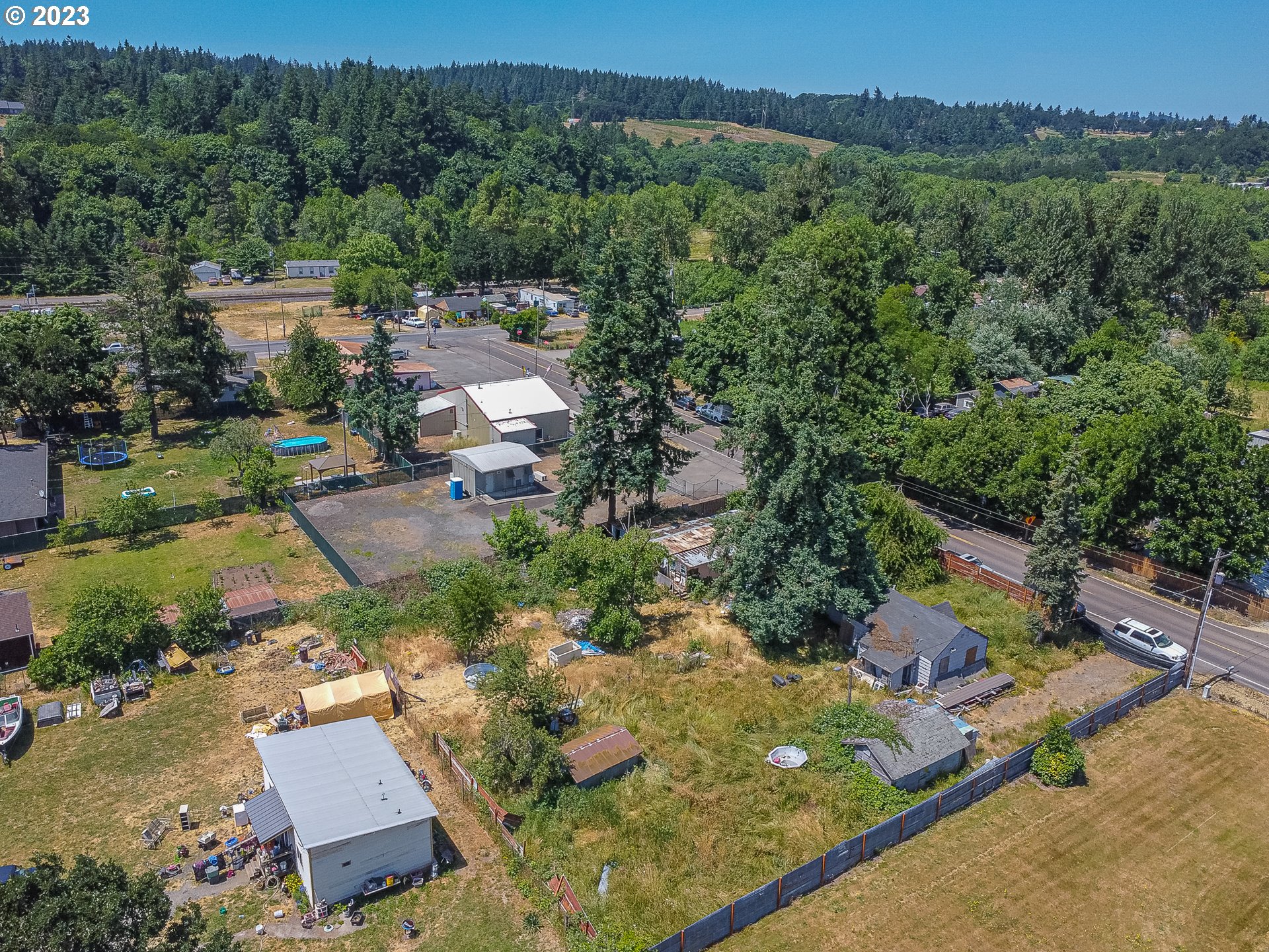 5918 Stayton Road Southeast Turner, OR 97392 - Photo 4 of 9 an aerial view of a house with a yard